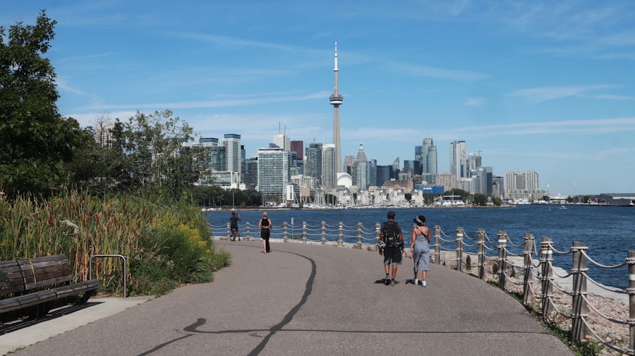 Waterfront trail