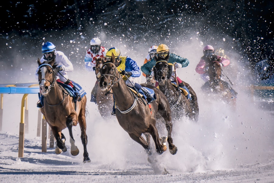 Photo Horse racing